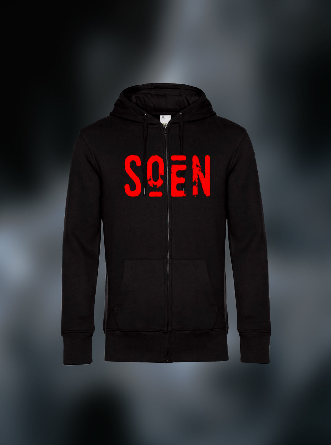 Zipper Hoodie Moon Black